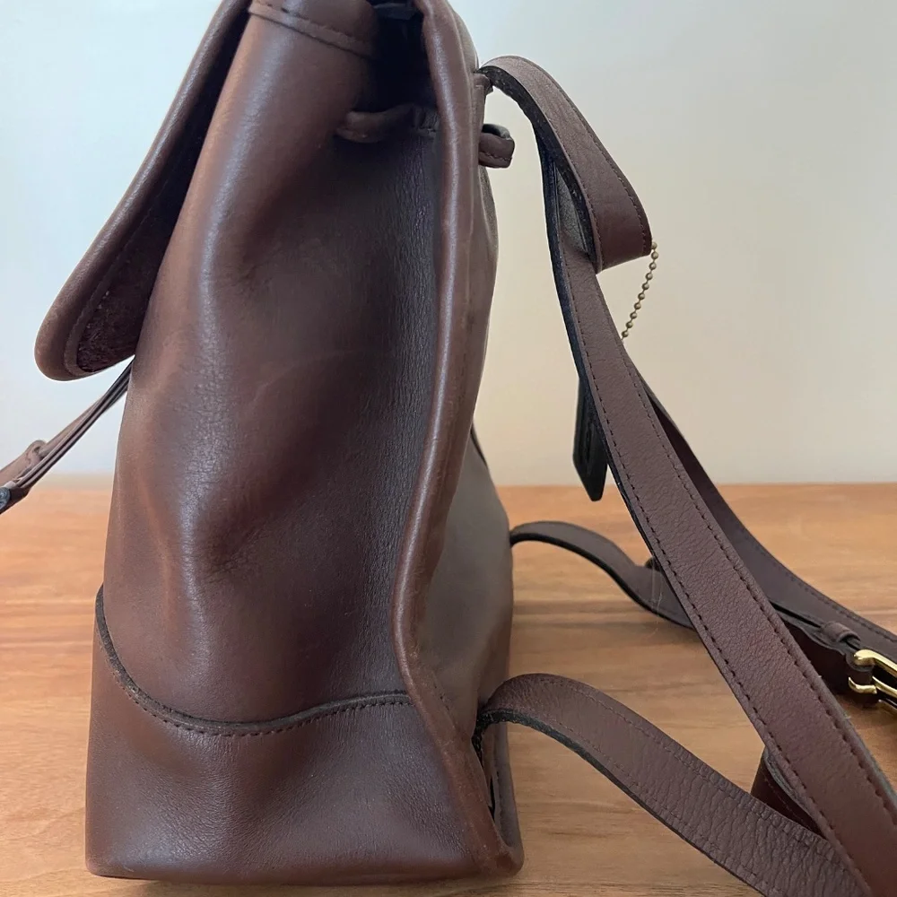 Vintage Coach Leather Mini Backpack, - Picture 4 of 7